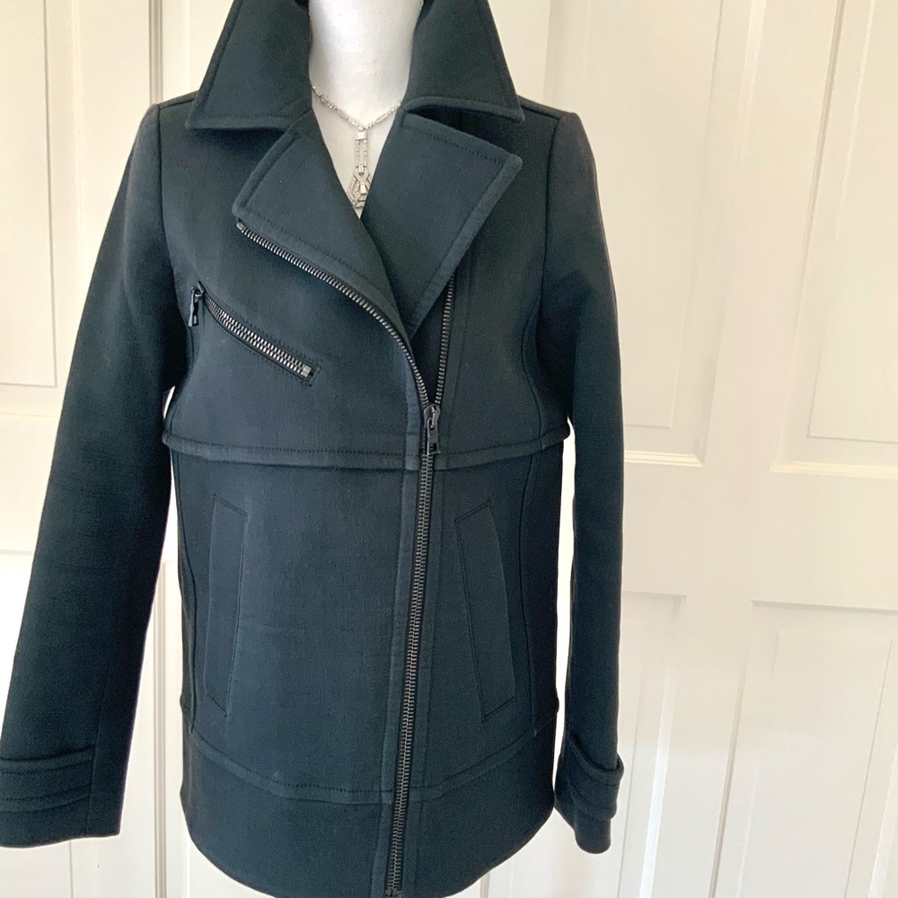Proenza Schouler black  wool blend jacket 2